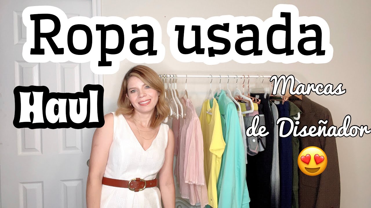 ROPA USADA HAUL ROPA DE SEGUNDA Y DE MARCA PARA VENDER EN EBAY THRIFT HAUL  - YouTube