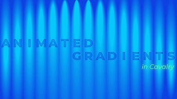 Animated Gradients in Cavalry