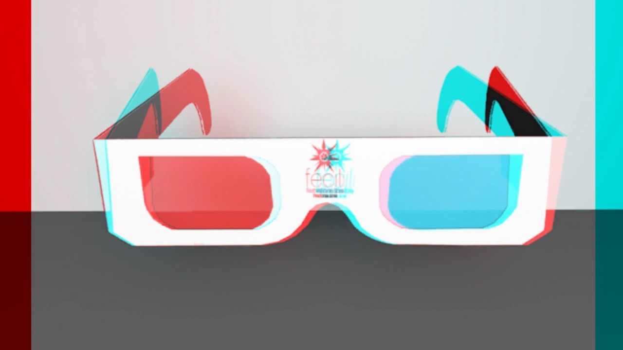 Gafas 3d Anaglificas, Video 3D rojo / cían YouTube Gafas 3d Anaglificas, Video 3D rojo / cían YouTube