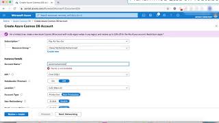 33   Microsoft Azure |  Cosmos DB NoSQL database service   globally distributed multi model database