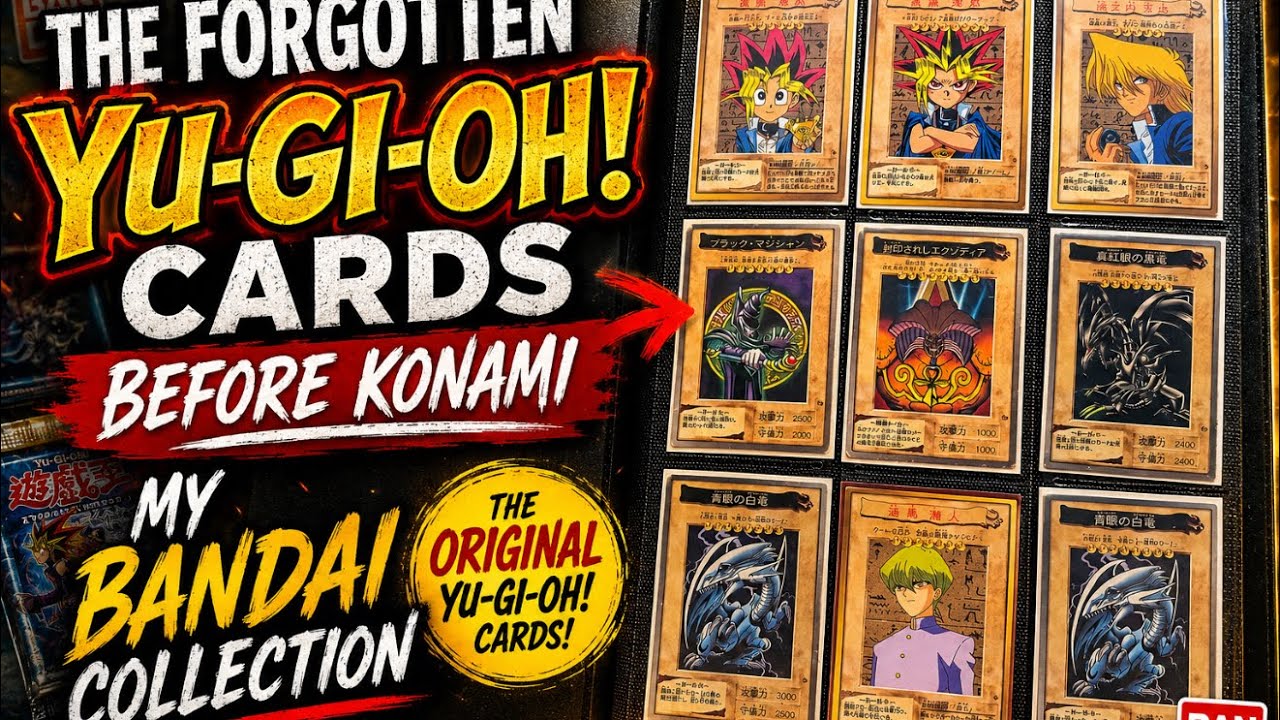 The Forgotten Yu-Gi-Oh Cards Before Konami | my Bandai Collection