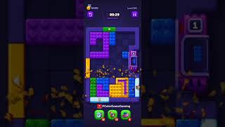 Block Out! Hard Level 384 Solution Walkthrough 