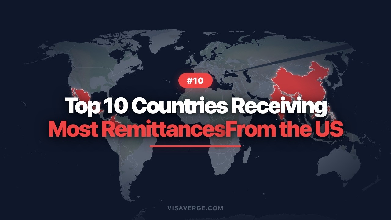 Top 10 Countries Receiving Most Remittances From the US — $63B to Mexico Alone