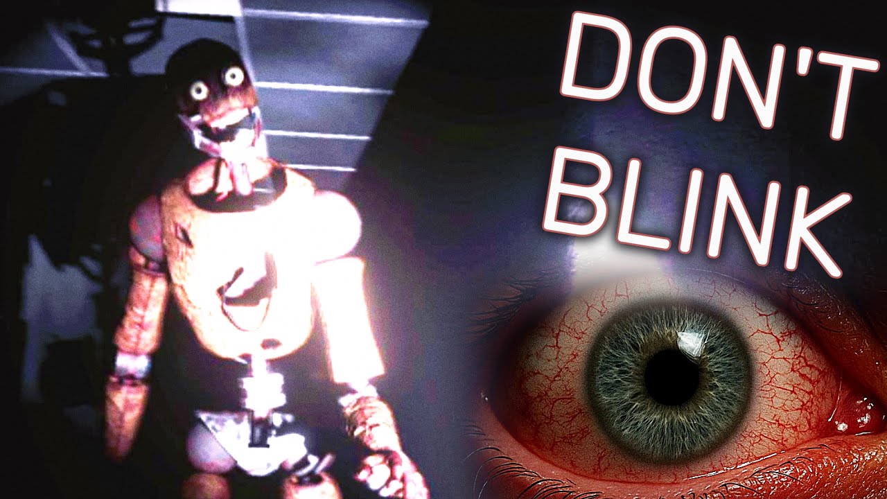 The HORROR GAME where you CANT BLINK.... (Vigil) | FULL GAME