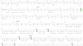 Halo On Fire - Metallica + Bass only + Bass tab