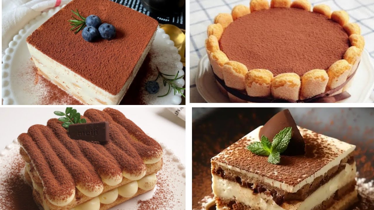 Satisfying Relaxing Video|🍩🍪🎂🍰Finger Cookies Tiramisu Recipe|Asmr|Tiktok