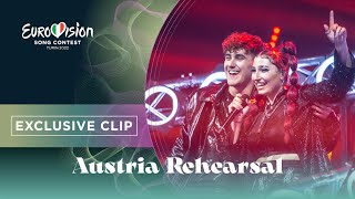 LUM!X feat. Pia Maria - Halo - Exclusive Rehearsal Clip - Austria 🇦🇹 - Eurovision 2022