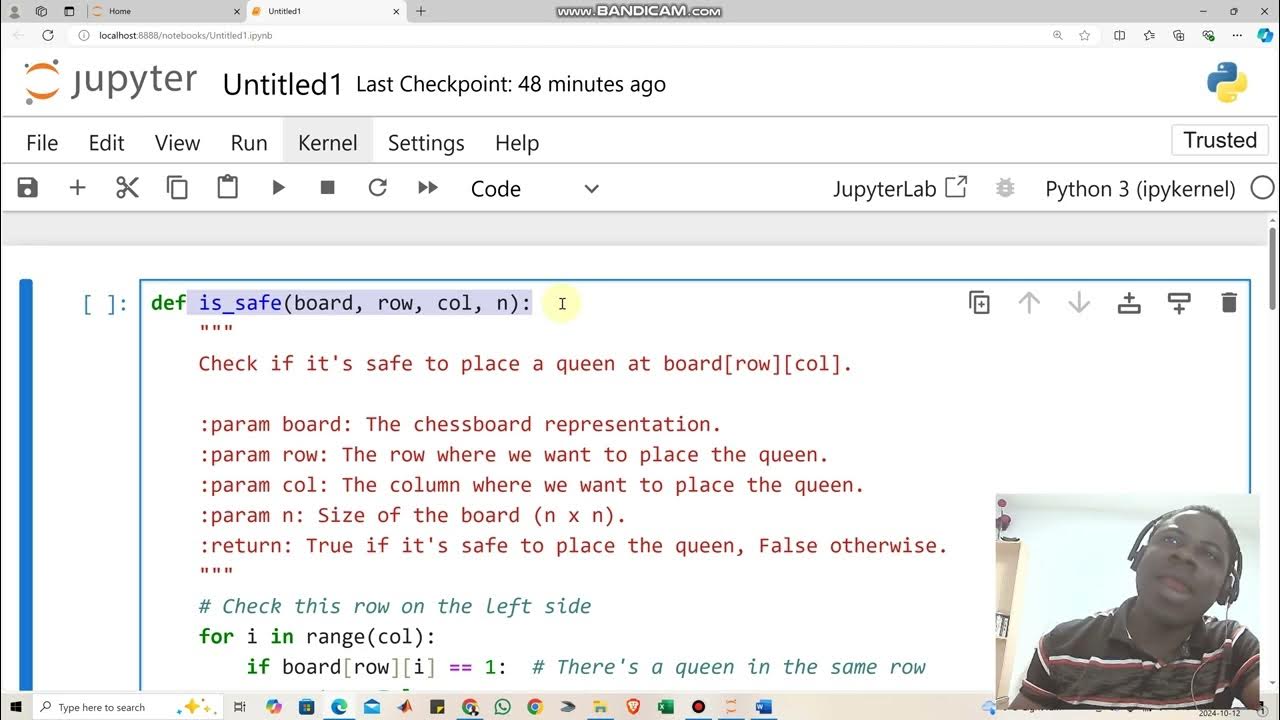 Backtracking Algorithm in Python - YouTube