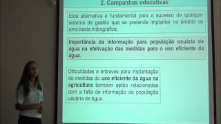 MÓDULO 03 - Algumas alternativas de uso eficiente da água na agricultura