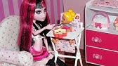 How to make a baby diaper caddy and diaper pail for doll (Monster High