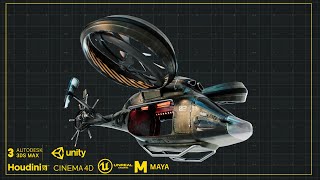 NIVA Sci Fi Helicopter Multipurpose 🚁 screenshot 3