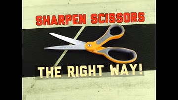How To Sharpen Common Household Fiskars Scissors | EdgeProinc.com