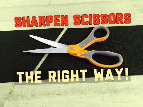 How To Sharpen Common Household Fiskars Scissors