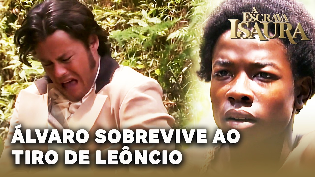 A ESCRAVA ISAURA: Álvaro sobrevive ao tiro de Leôncio