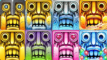 Temple Run 2 All 4 Maps Full Screen | Sky Summit | Blazing Sands | Spooky Summit | Frozen Shadows