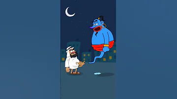 شیخ و غول چراغ جادو Animation Funny Cartoon Comedy انیمیشن شیخ جاسم کارتون 