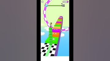 CUBE SURFER 3D ( Android İOS GAMEPLAY WALKTHROUGH )  #shorts