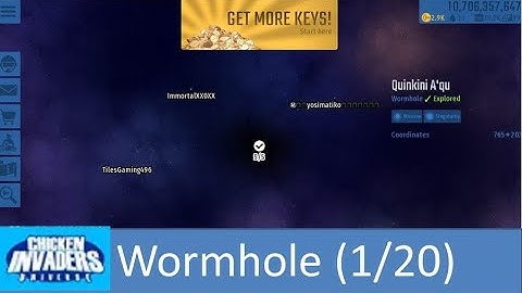 (Early Access) Chicken Invaders Universe exploring a wormhole in the game