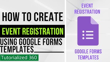 How to Create Google Forms from Templates - Event Registration
