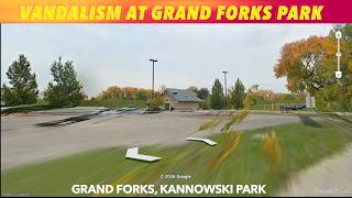 Vandalism At Grand Forks Park
