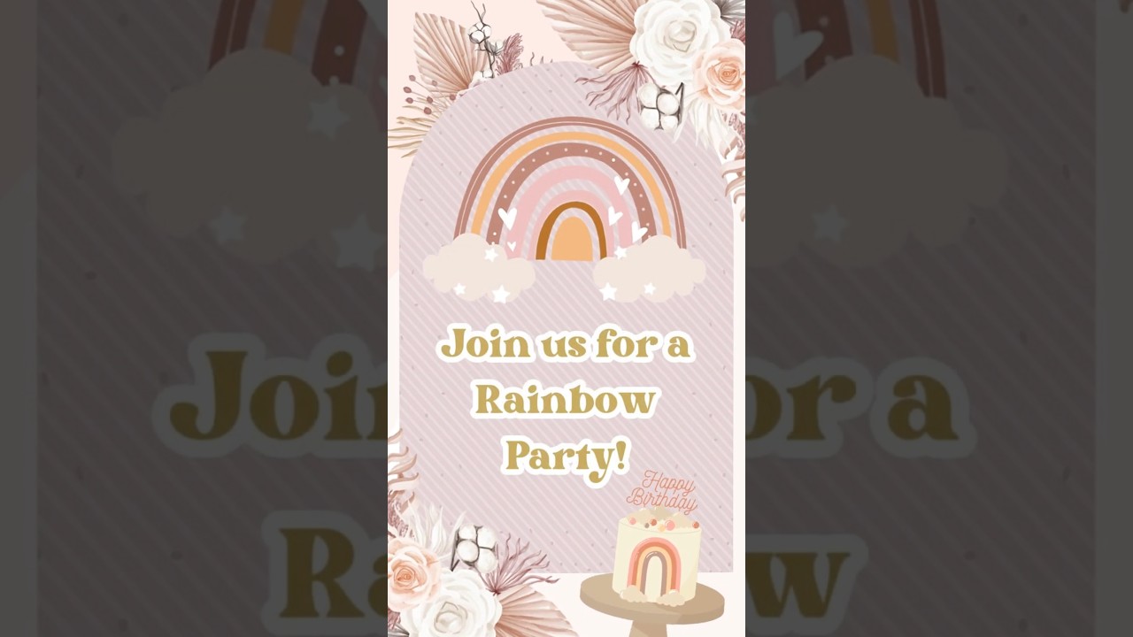 🎉 Editable Boho Invitation | 