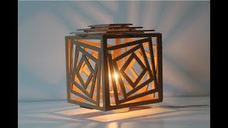 Geometric cardboard lamp: one of the things you may see from majority
my activities is most likely adoration for and lights :)my new crea...