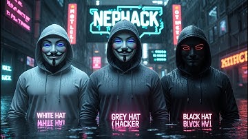 Three Hats of Hacking 🎩 | NepHack Rap on White, Grey & Black Hat Hackers | Cybersecurity Anthem 2025
