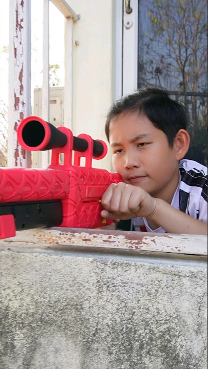 The Sigma Sniper‼️ and His Roblox Nerf Gun and a Mad Dog😂👹 | JJaiPan #shorts #tiktok