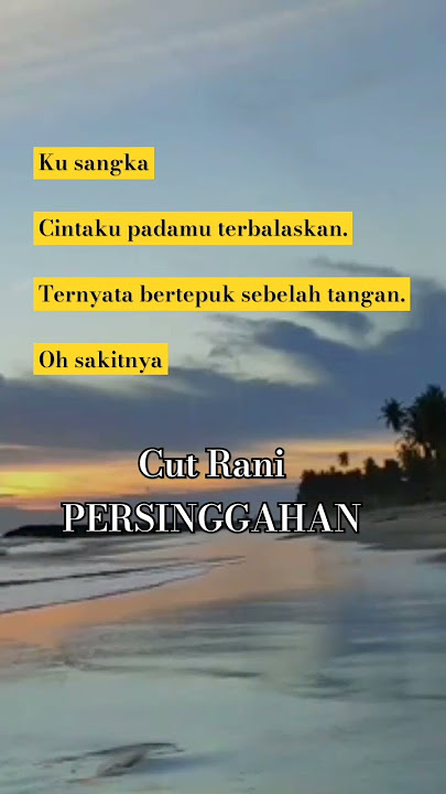 Cut rani _ persinggahan #music #cover