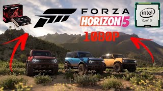 Testando o FORZA HORIZON 5 na RX 550 4GB Vram   i5-4440 3.1GHz & 10GB Ram!