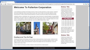 05   Expression Web 4 Tutorial   Putting all needed images inside images folder