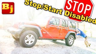 How to Disable the ESS - Auto Start Stop on a Jeep JL - YouTube