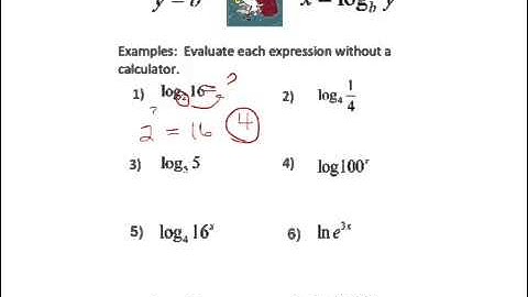 8.4 Intro to Logarithms
