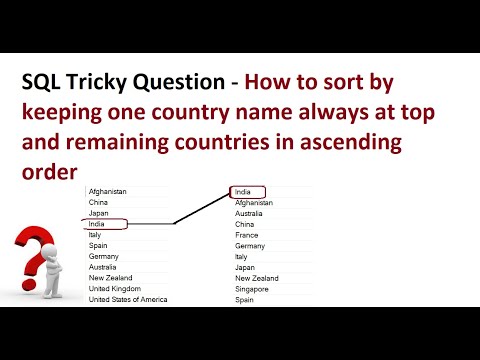 Requte dlicate SQL  Trier par un pays toujours en haut et les autres par ordre croissant  Tri personnalis