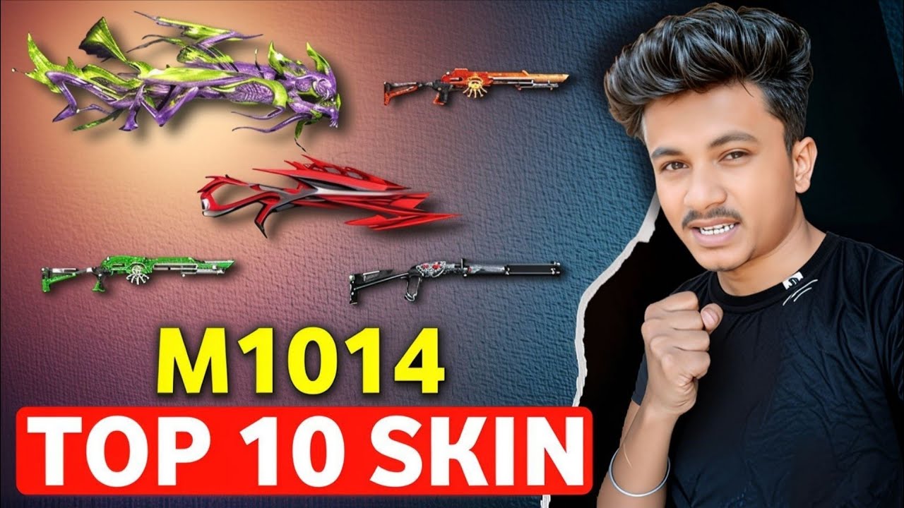 M1014 TOP 10 GUN SKIN | FREE FIRE NEW EVENT | M1014 BEST SKIN IN FREE FIRE | NEW EVENT FREE FIRE 