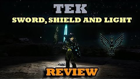 Ark: Survival Evolved - Review of NEW Tek Sword, Shield, and Light
