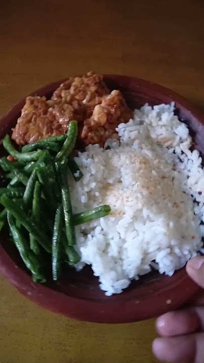 Mangan tempe rasane koyo mangan lawuh sate😀