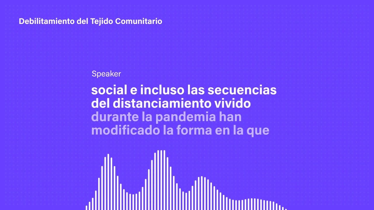 Debilitamiento del tejido social