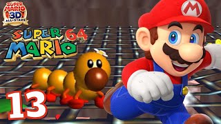 SUPER MARIO 64 Walkthrough Gameplay Part 13 - Tiny-Huge Island (Super Mario 3D All-Stars)