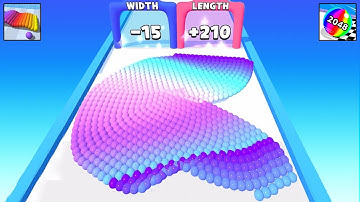 TikTok Gameplay Video | Satisfying Mobile Game | Max Levels | Ball Run 2048 Update | Canvas Run New