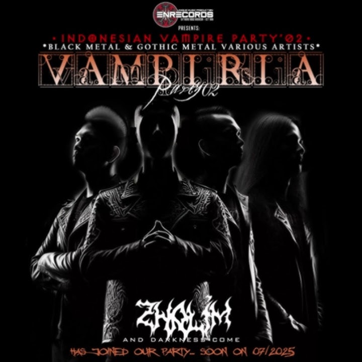 ZHALIM. Has Joined Our Party.. soon on 07/2025 *Vampiria Party'02 (18 V/A) #blackmetal #gothicmetal