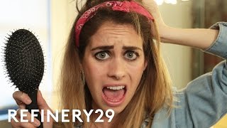 2 Weeks Of Not Washing My Hair Challenge Try Living With Lucie Refinery29