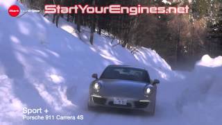 PORSCHE 911 Carerra 4S on snow