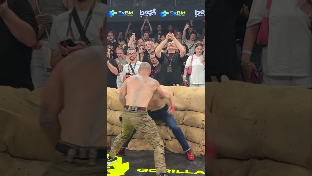 Ракурс, де боєць підловив суперника після атаку і вклав одним ударом в печінку в лізі КЛАН #klanfc