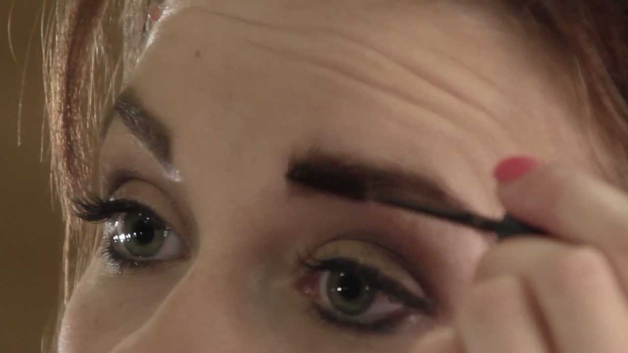How to get thicker eyebrows, shape tip for beautiful looking brows ! - YouTube