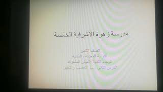 الصف الثامن التربيةالوطنيةوحدةالثانية العيش المشترك الدرس الثاني نبذالتعصب والتميزالمعلمةغيداءالمصري