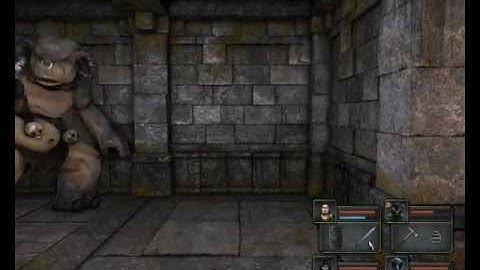 Legend of Grimrock - meeting with an Ogre