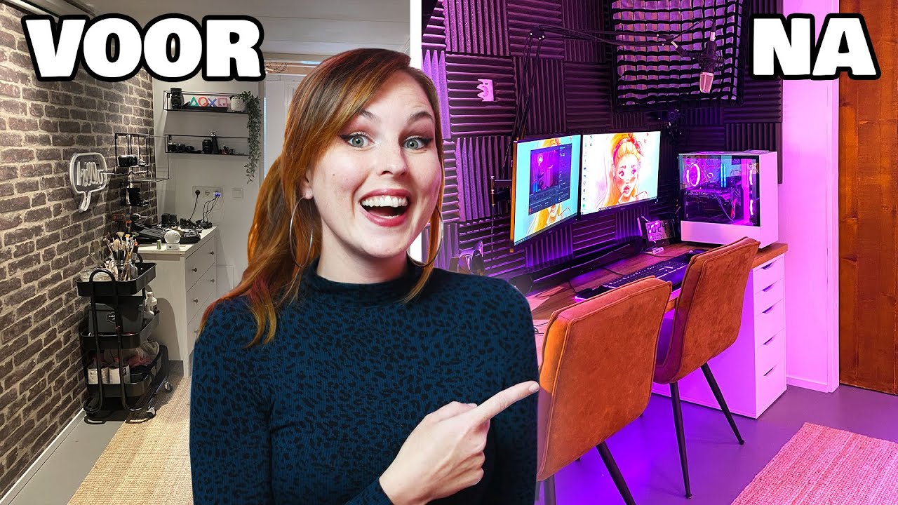 STUDIO MAKE-OVER tot GAME ROOM + TOUR