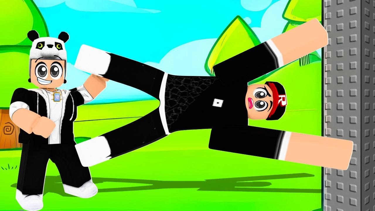Я РАСТЯНУЛ СВОЕГО ДРУГА КАК РЕЗИНКУ! 😱 Roblox