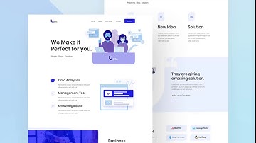 Upto – Landing Page Concept Template   Photoshop Free Download